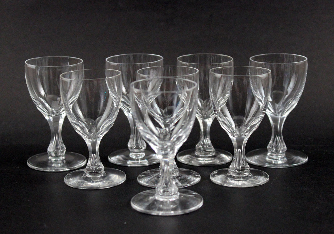 Orrefors Crystal Coronation Liqueur Glasses