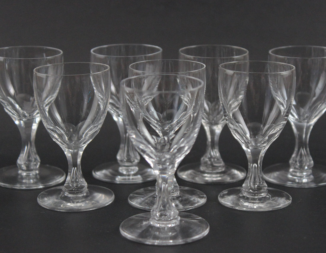 Orrefors Crystal Coronation Liqueur Glasses