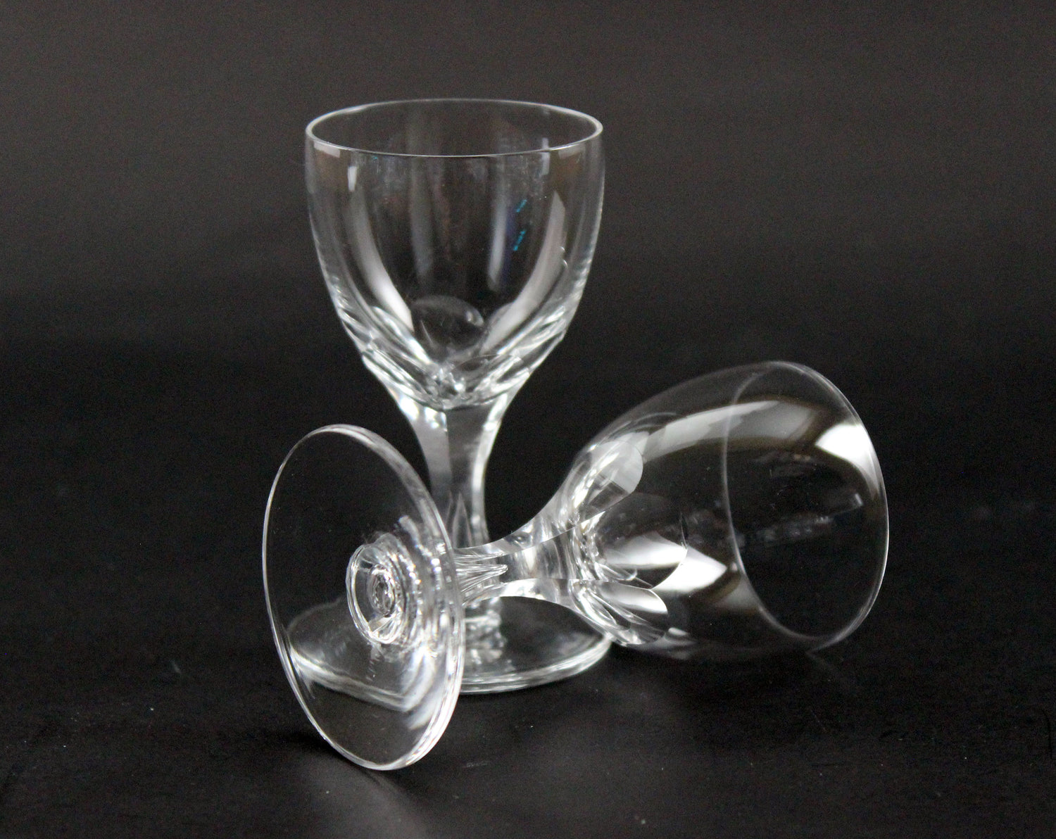 Orrefors Crystal Coronation Liqueur Glasses