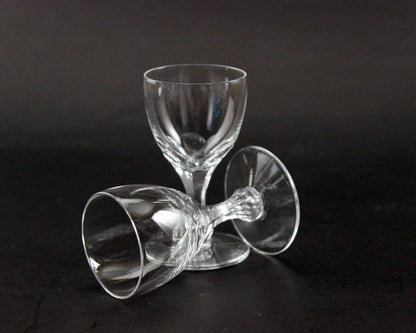 Orrefors Crystal Coronation Liqueur Glasses