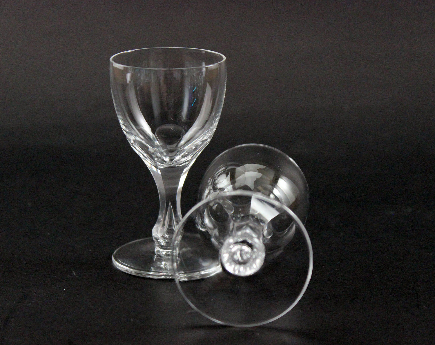 Orrefors Crystal Coronation Liqueur Glasses