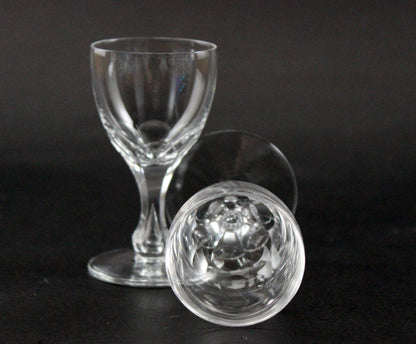Orrefors Crystal Coronation Liqueur Glasses