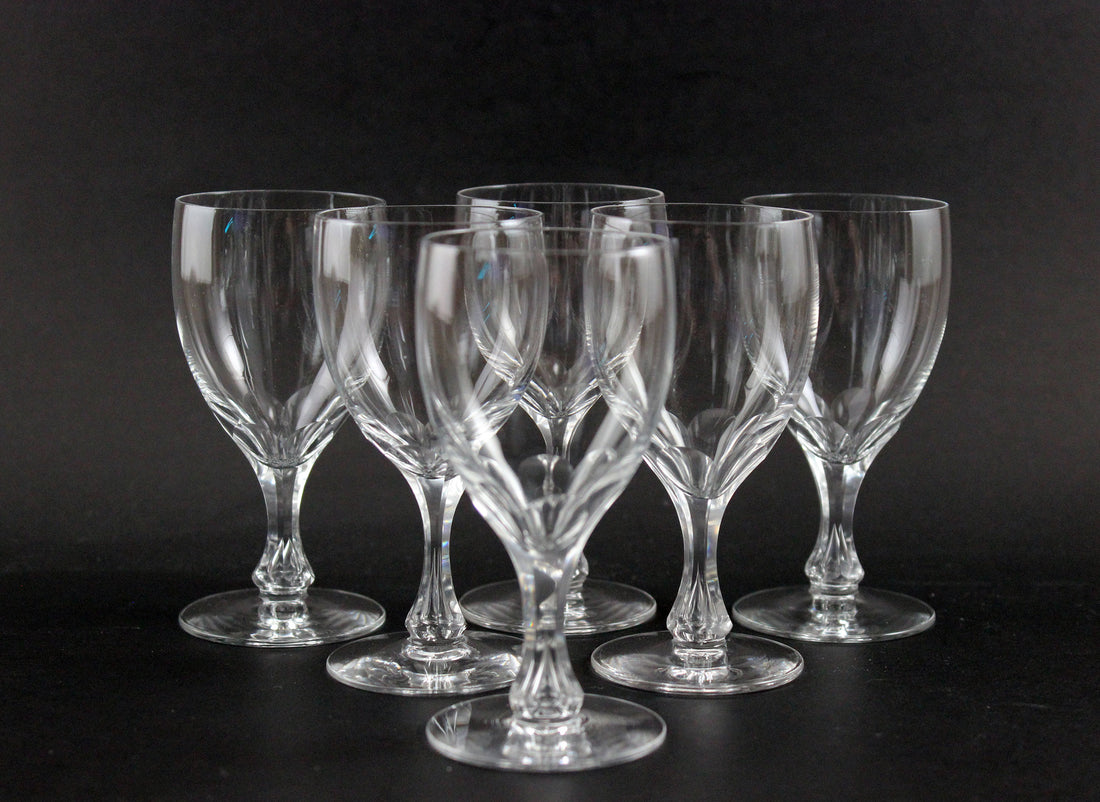Orrefors Crystal Coronation Sherry Glasses