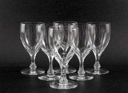 Orrefors Crystal Coronation Sherry Glasses