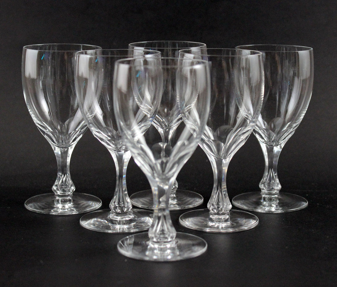 Orrefors Crystal Coronation Sherry Glasses