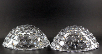 Orrefors Medium Crystal Bowl, Raspberry Pattern