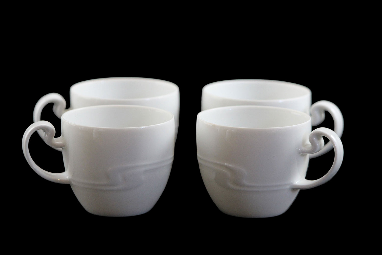 Rosenthal White Porcelain Espresso, Cream and Sugar set