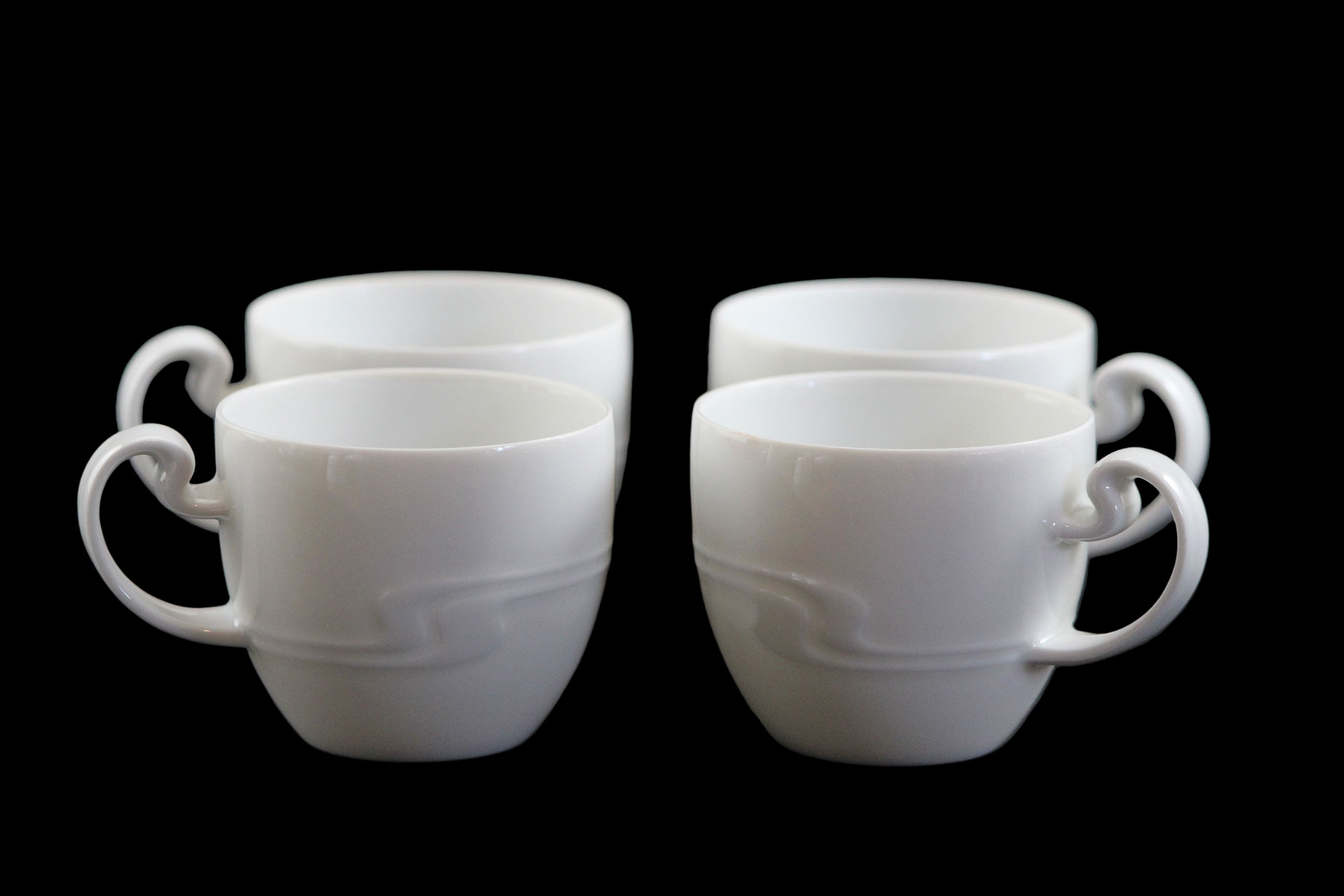 Rosenthal White Porcelain Espresso, Cream and Sugar set