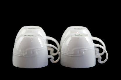 Rosenthal White Porcelain Espresso, Cream and Sugar set