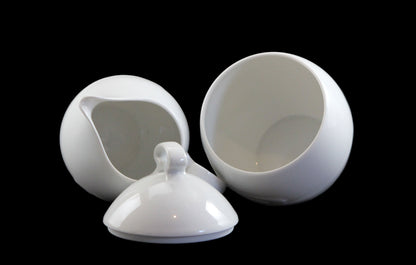 Rosenthal White Porcelain Espresso, Cream and Sugar set