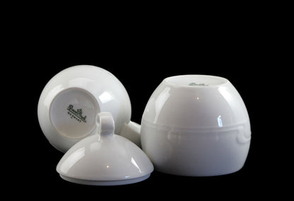 Rosenthal White Porcelain Espresso, Cream and Sugar set