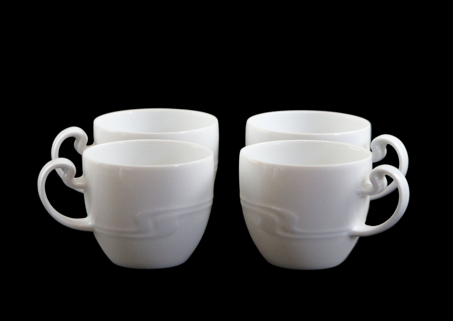 Rosenthal White Porcelain Espresso, Cream and Sugar set