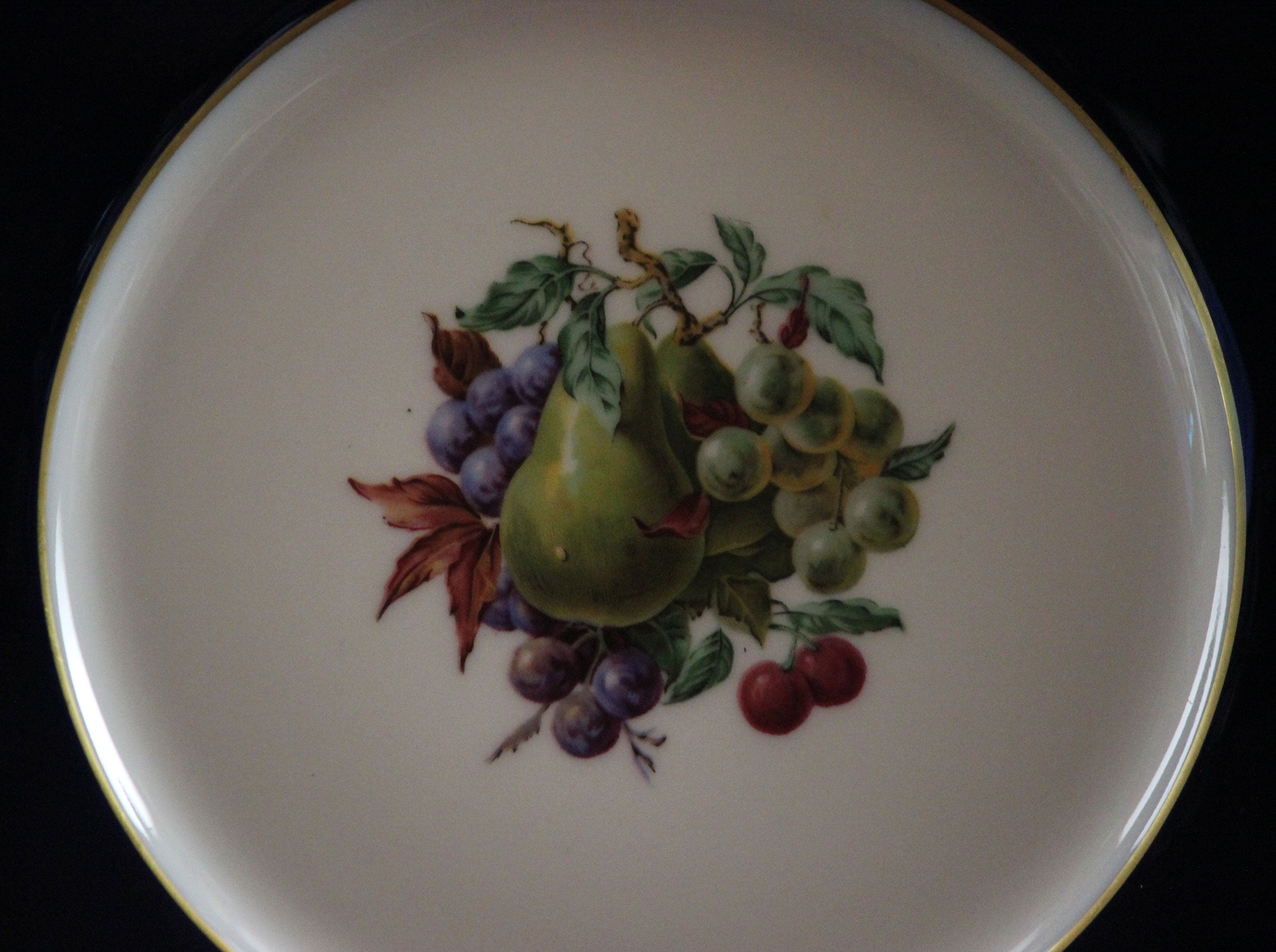 Rosenthal, Cobalt Blue Rimmed Dessert Plates