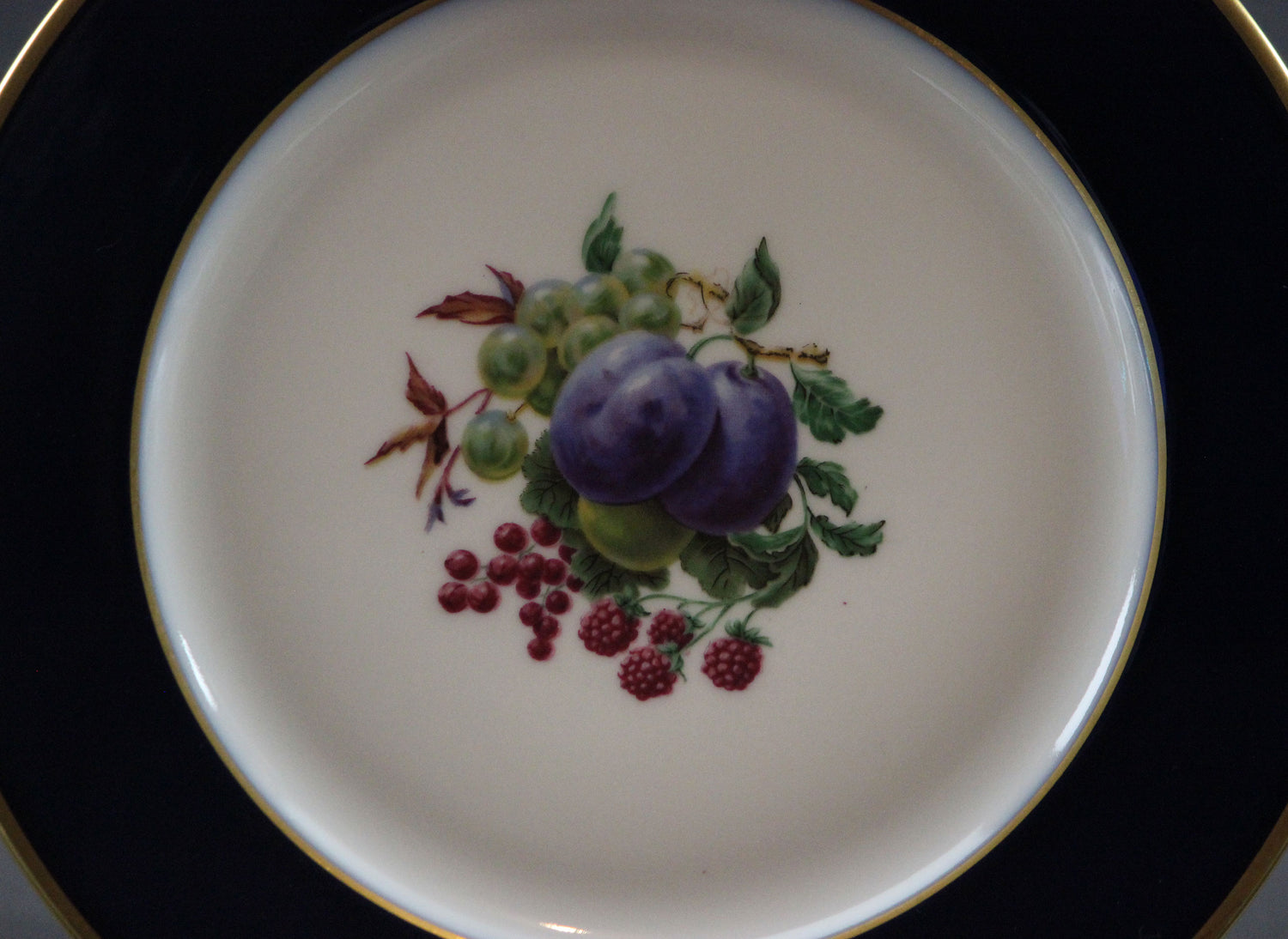 Rosenthal, Cobalt Blue Rimmed Dessert Plates