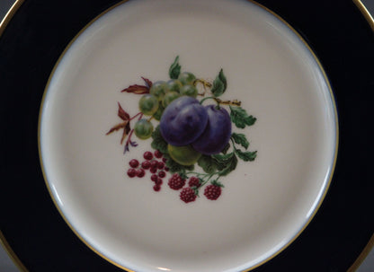 Rosenthal, Cobalt Blue Rimmed Dessert Plates