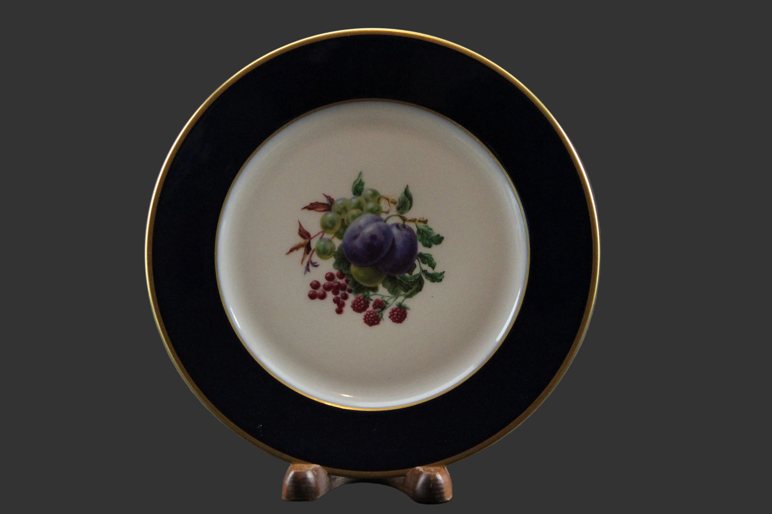 Rosenthal, Cobalt Blue Rimmed Dessert Plates