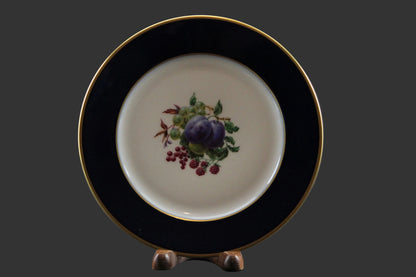 Rosenthal, Cobalt Blue Rimmed Dessert Plates