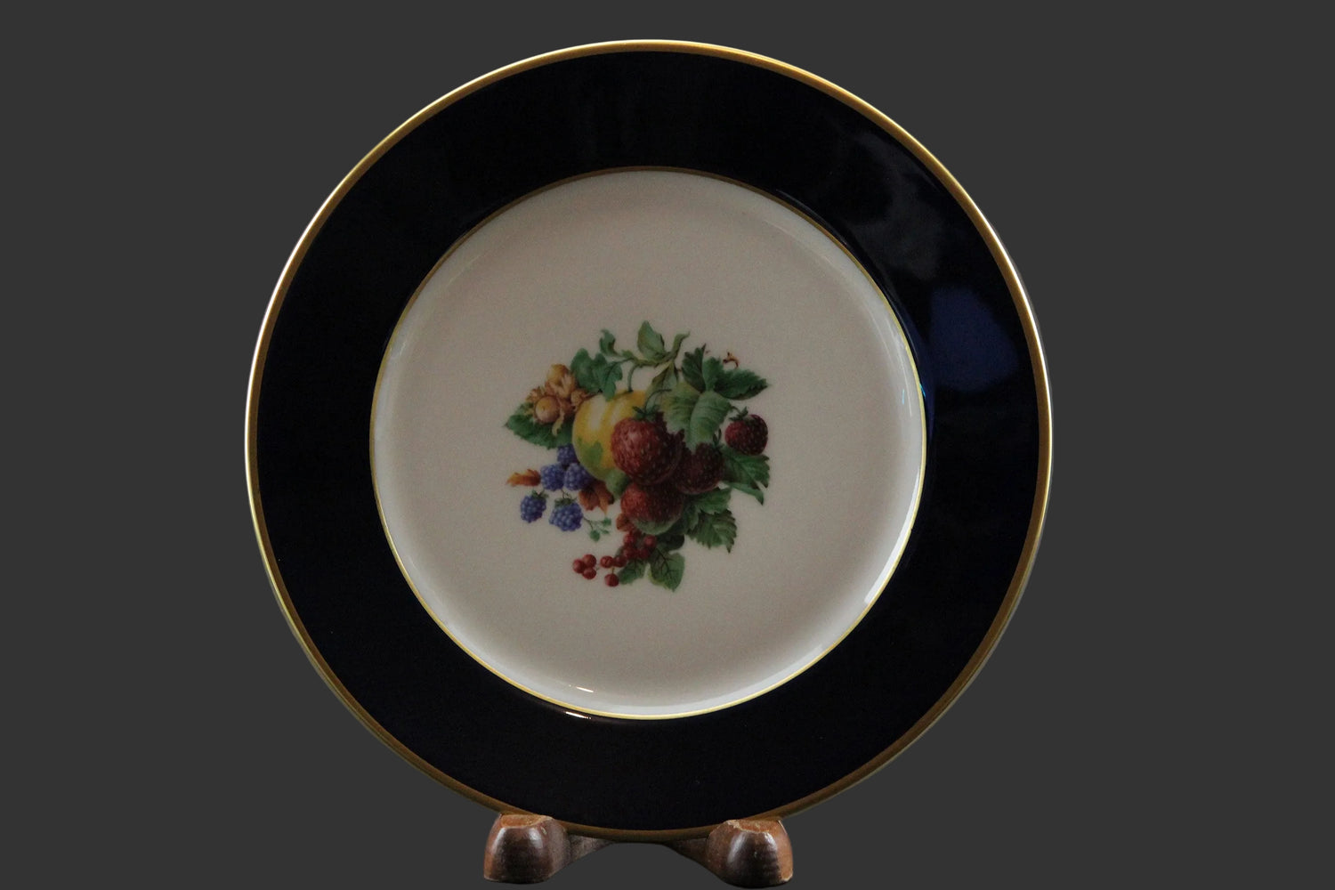 Rosenthal, Cobalt Blue Rimmed Dessert Plates