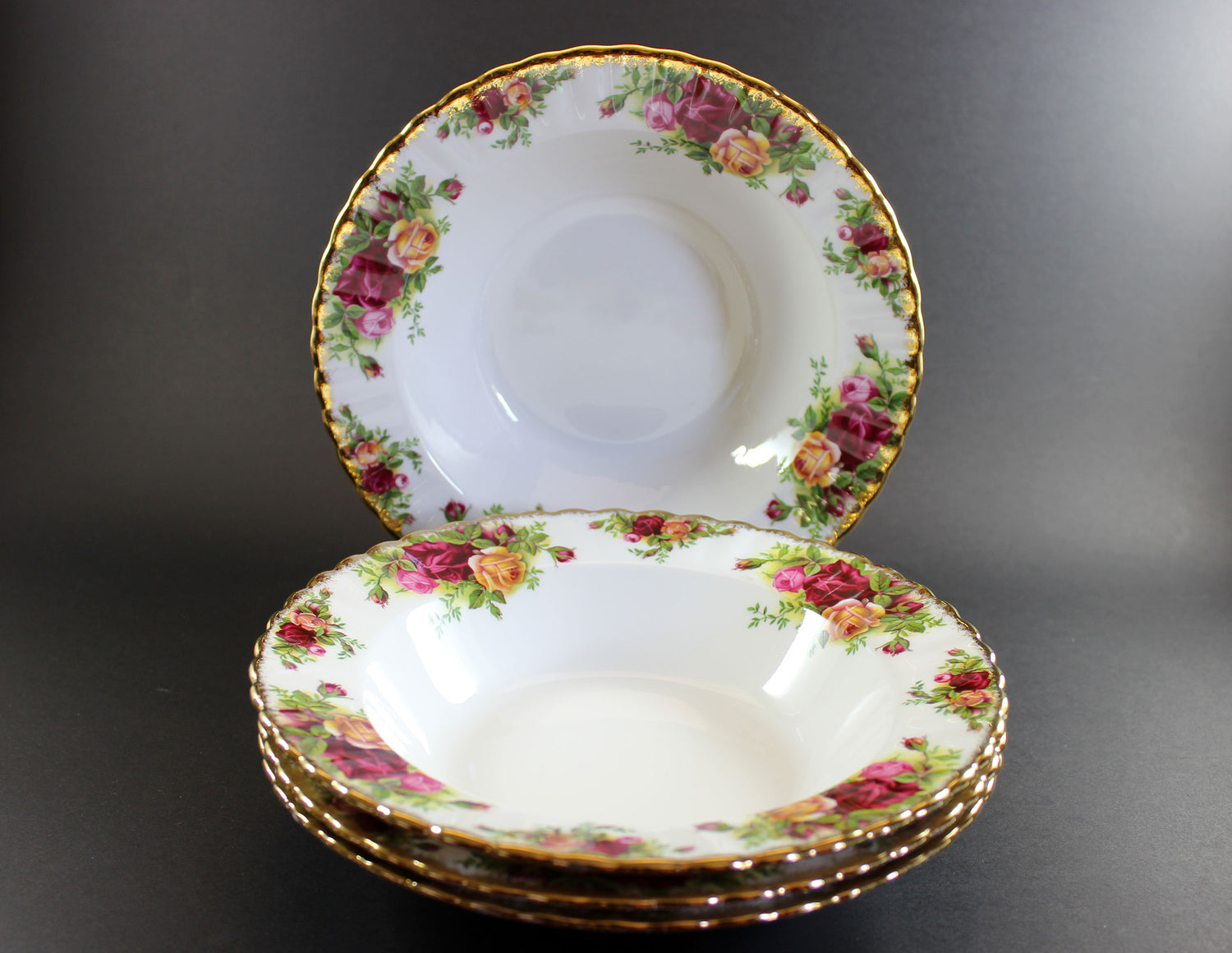 Royal Albert, Old Country Roses, Rimmed Soup Bowls