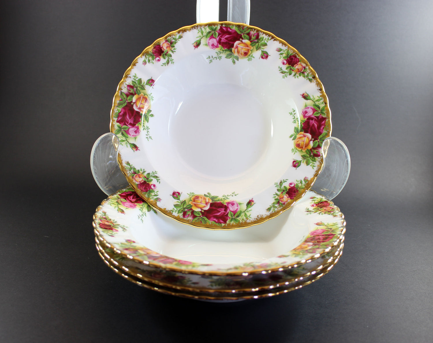 Royal Albert, Old Country Roses, Rimmed Soup Bowls