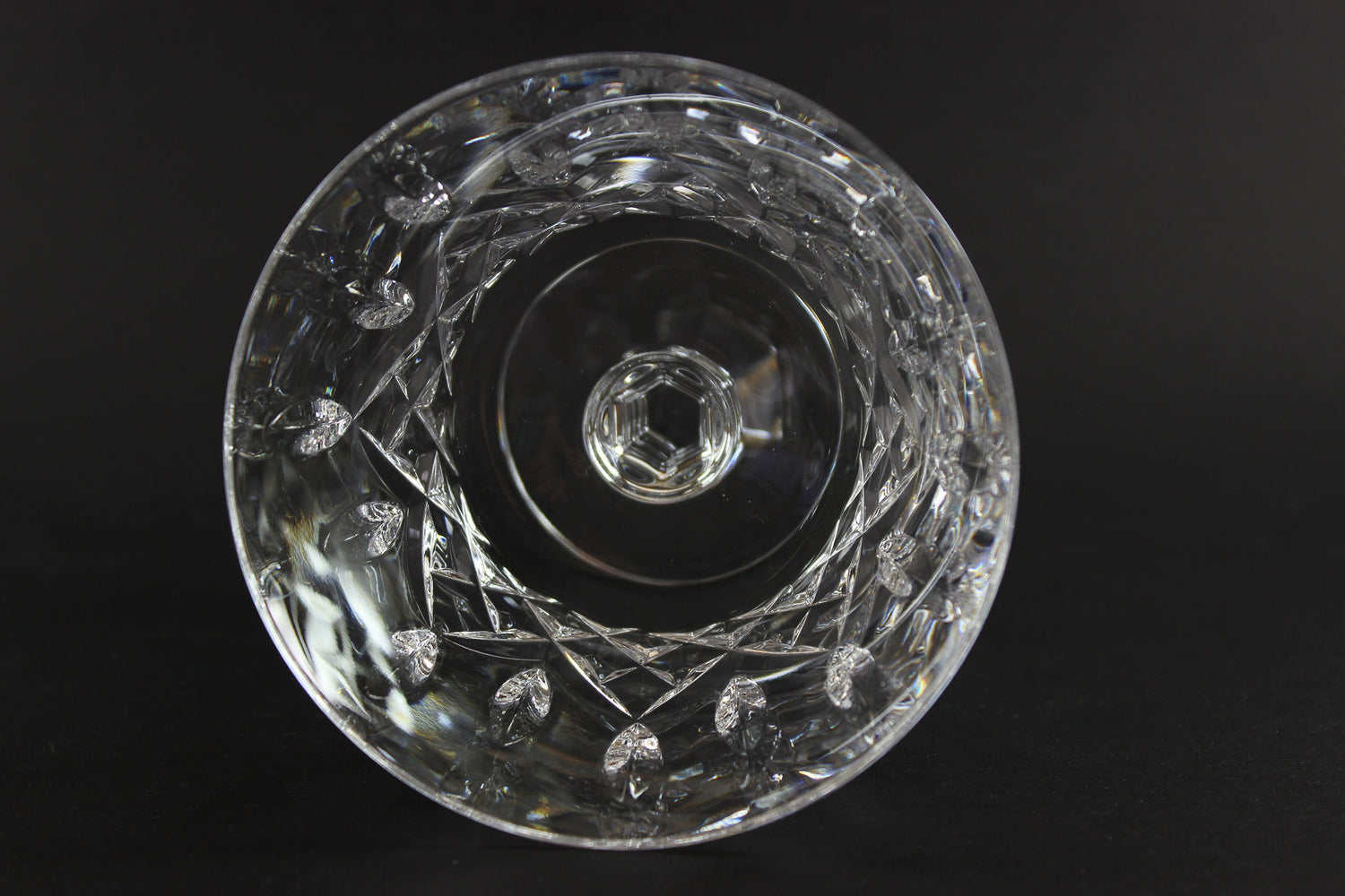 Royal Crystal Rock, Shannon Pattern, Champagne or Tall Sherbet Glass