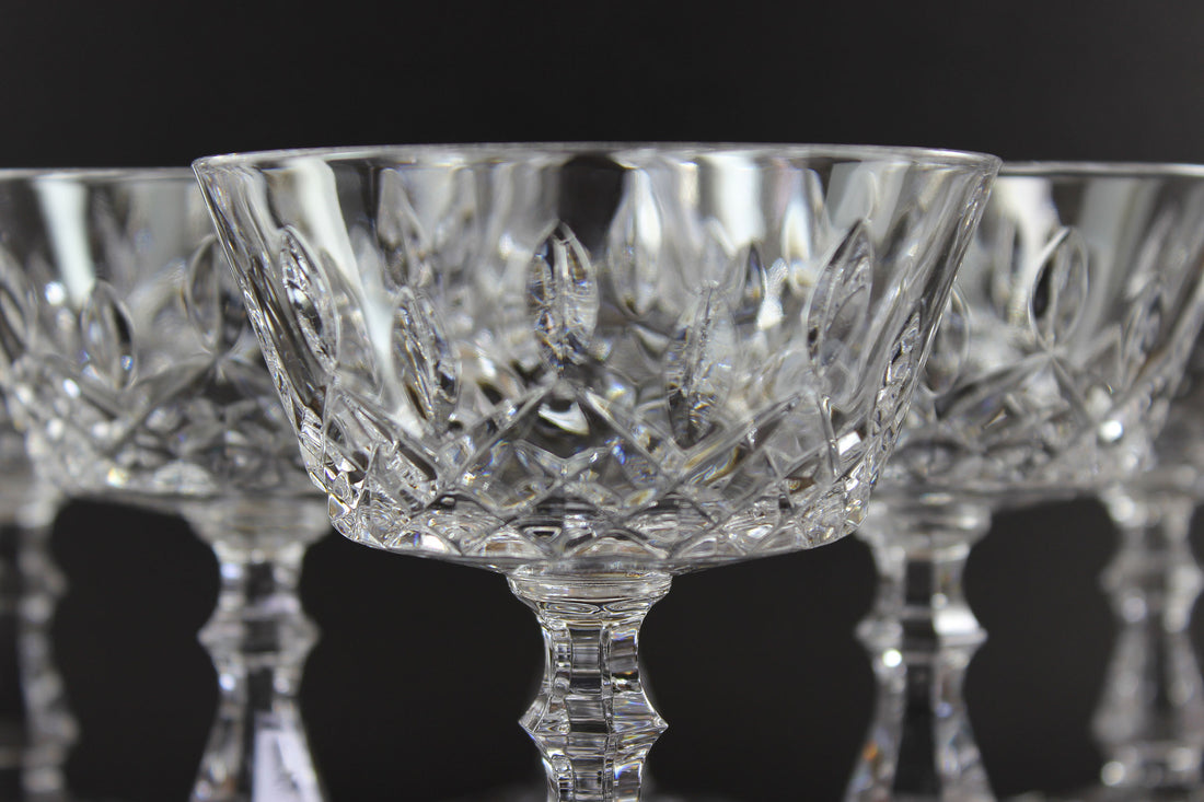 Royal Crystal Rock, Shannon Pattern, Champagne or Tall Sherbet Glass