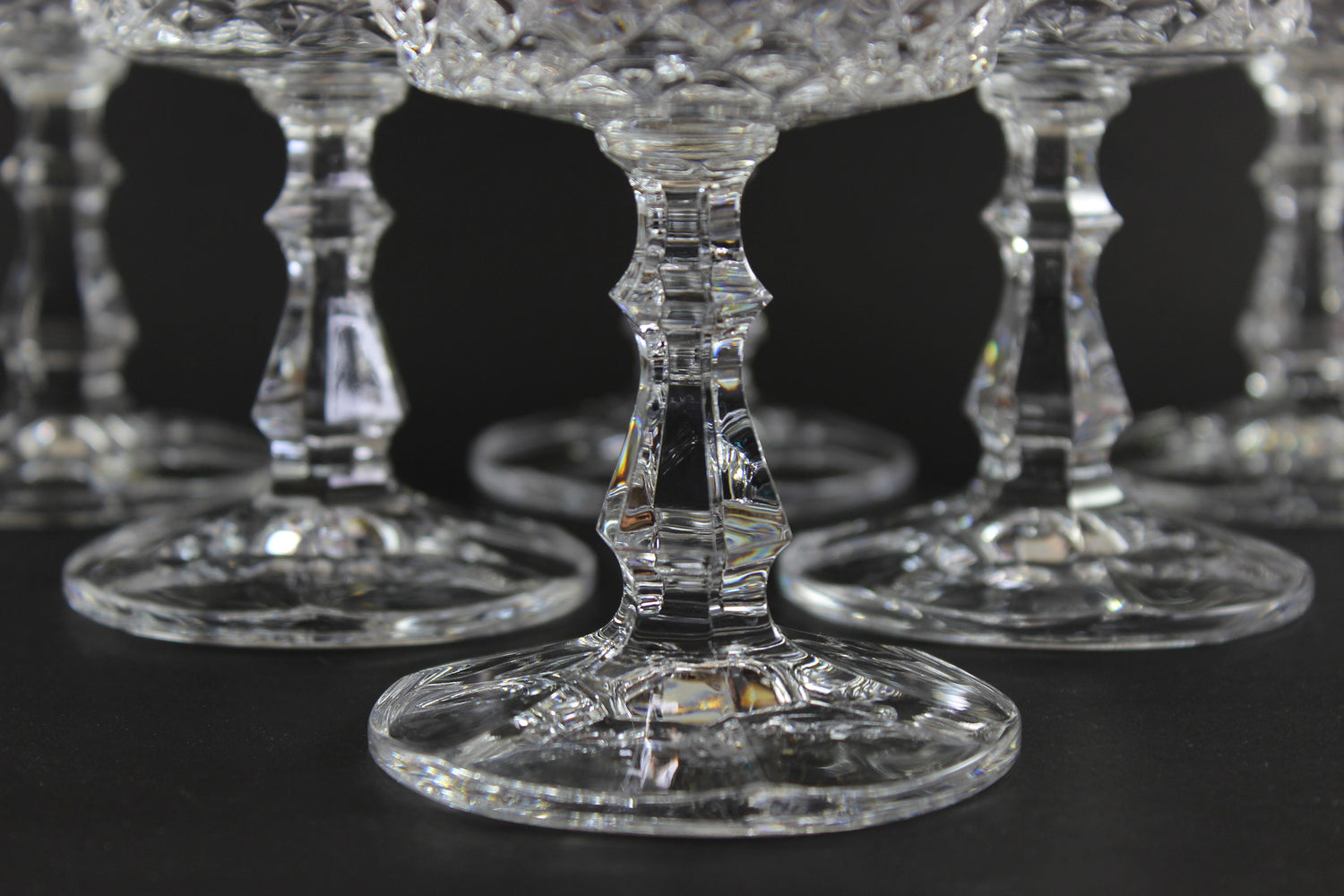 Royal Crystal Rock, Shannon Pattern, Champagne or Tall Sherbet Glass