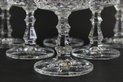 Royal Crystal Rock, Shannon Pattern, Champagne or Tall Sherbet Glass