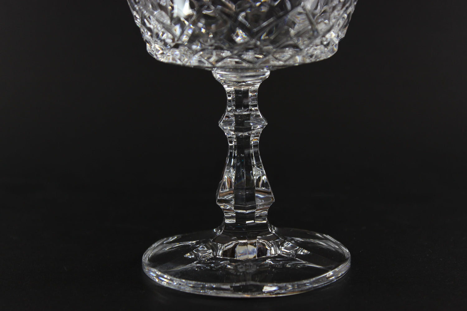 Royal Crystal Rock, Shannon Pattern, Champagne or Tall Sherbet Glass