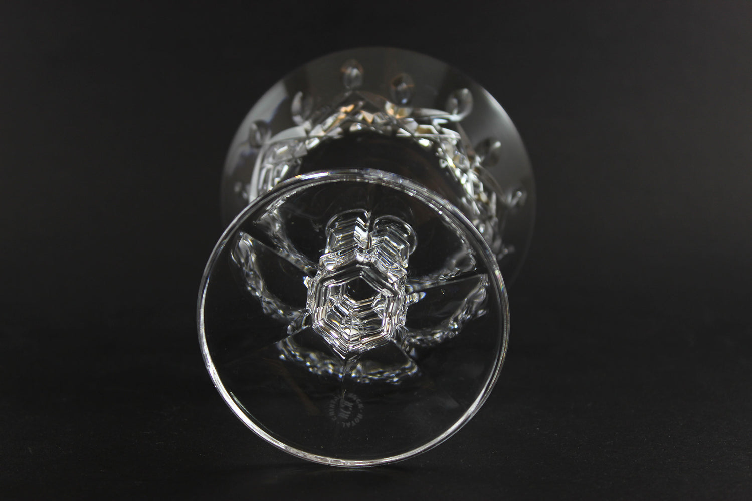 Royal Crystal Rock, Shannon Pattern, Champagne or Tall Sherbet Glass