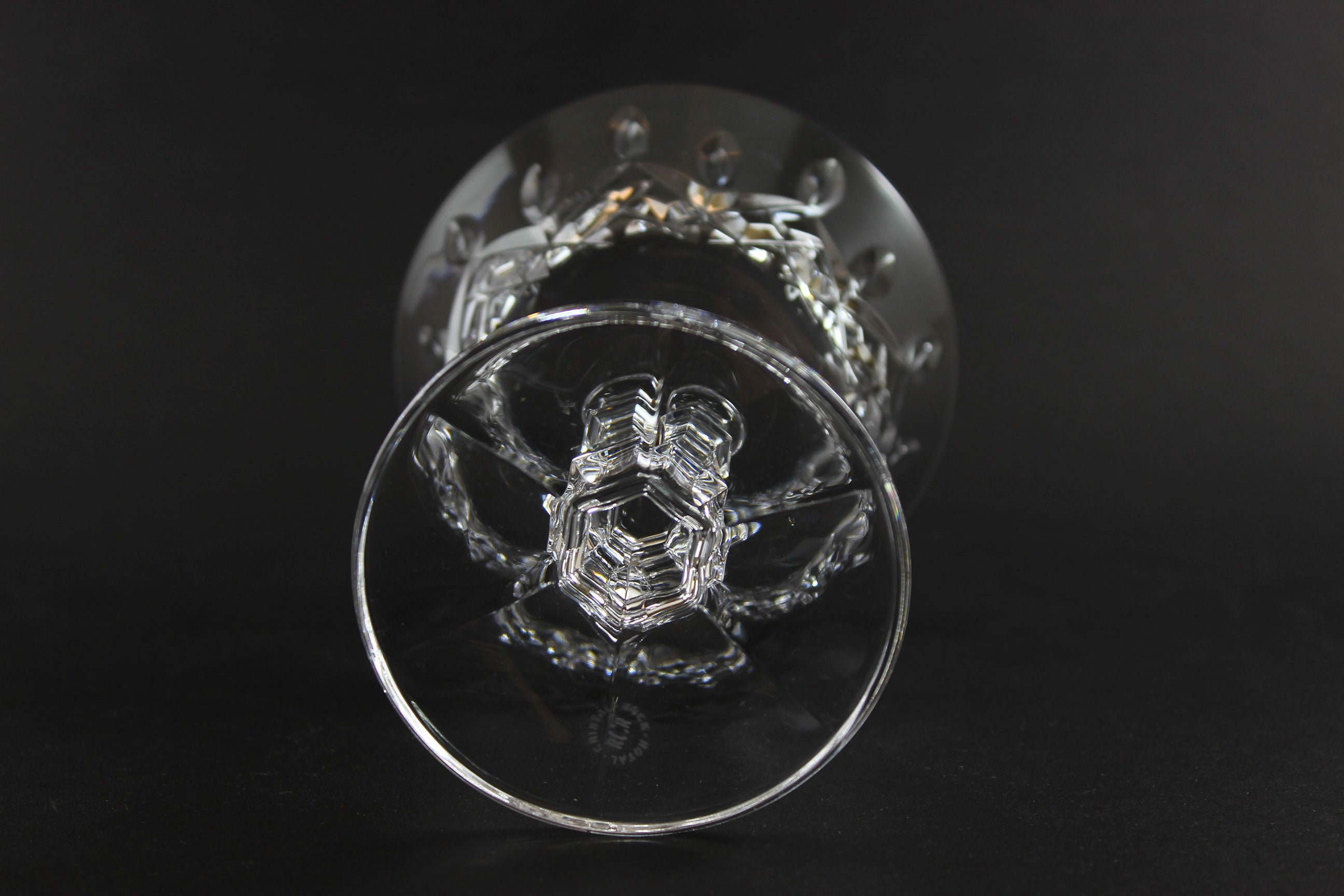 Royal Crystal Rock, Shannon Pattern, Champagne or Tall Sherbet Glass