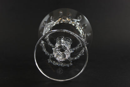 Royal Crystal Rock, Shannon Pattern, Champagne or Tall Sherbet Glass