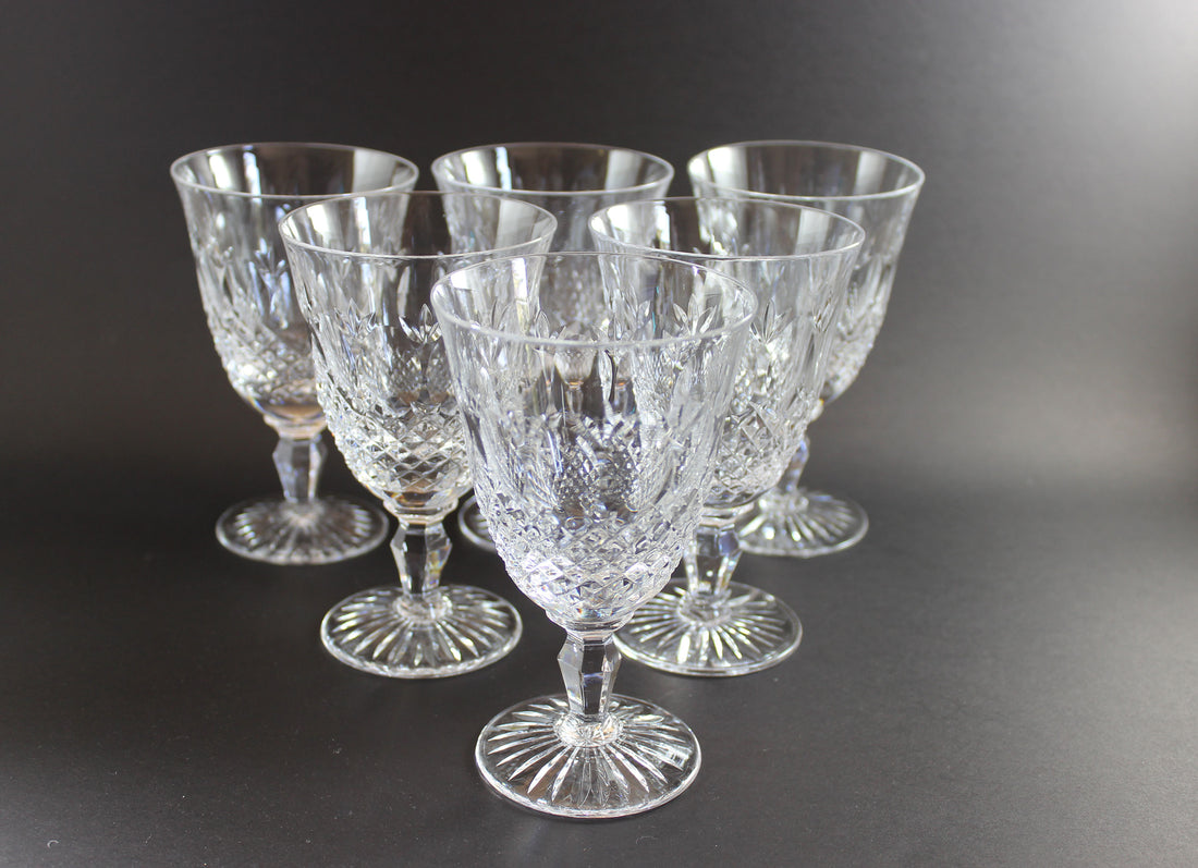 Royal Doulton Crystal, Windsor Pattern, Stemmed Juice Glasses