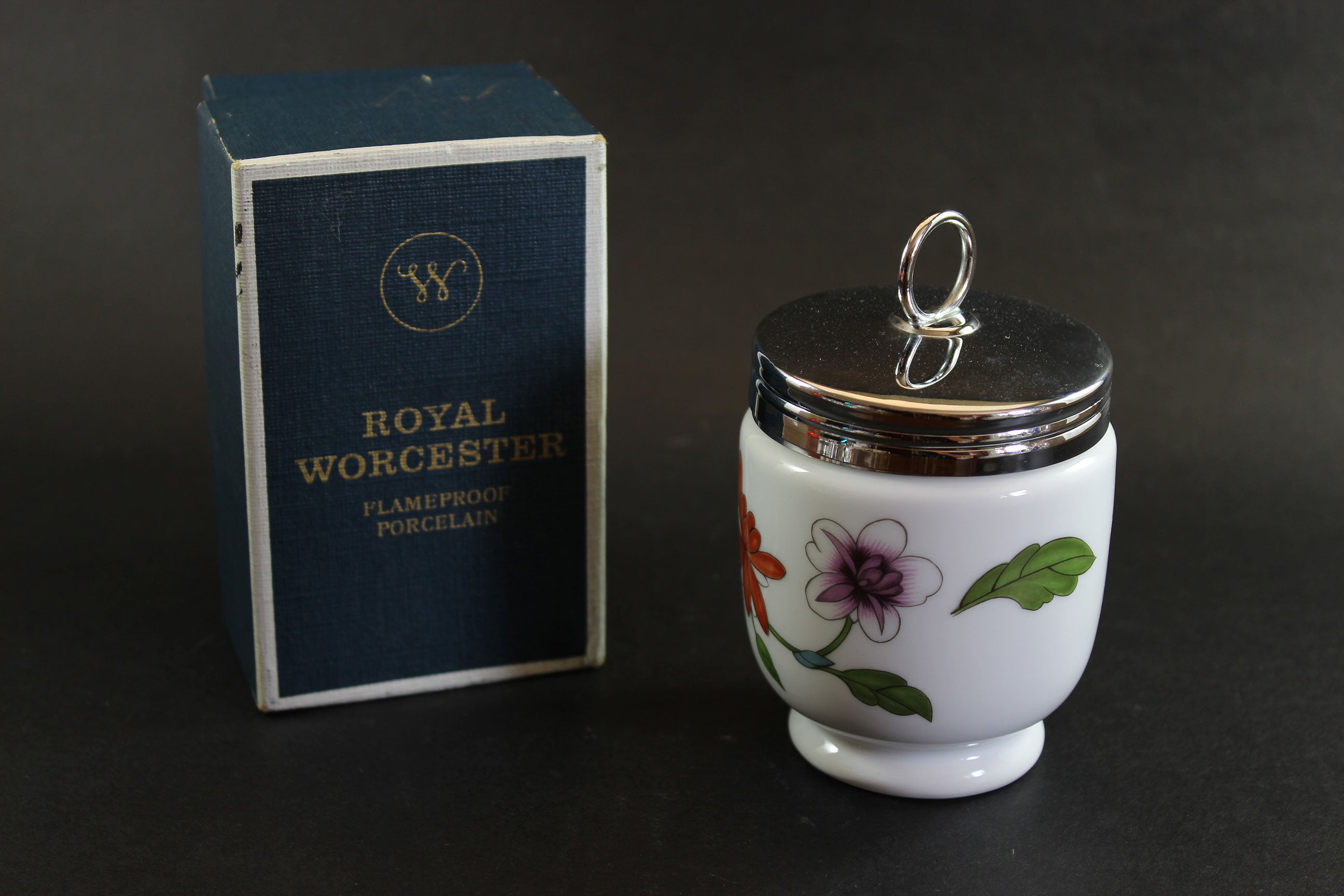 Royal Worcester, King Size Egg Coddler, Astley Pattern