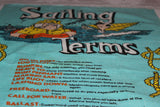 Souvenir Linen Tea Towel, Sailing Terms