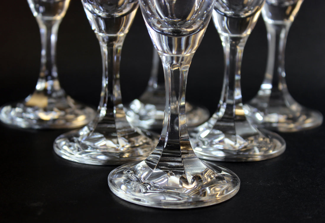 Schott-Zwiesel Crystal, Meran Clear Pattern, Fluted Champagne Glasses