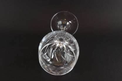 Schott-Zwiesel Crystal, Carousel Pattern, Burgundy Glasses
