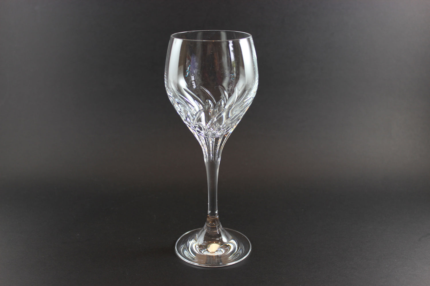 Schott-Zwiesel Crystal, Carousel Pattern, Burgundy Glasses