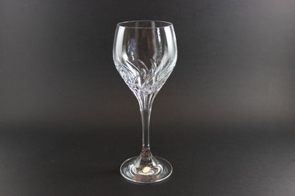 Schott-Zwiesel Crystal, Carousel Pattern, Burgundy Glasses