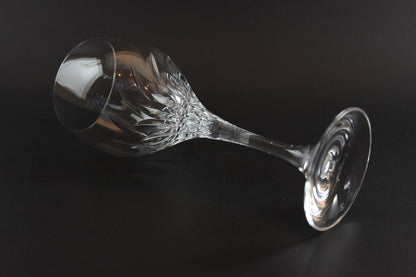 Schott-Zwiesel Crystal, Carousel Pattern, Burgundy Glasses