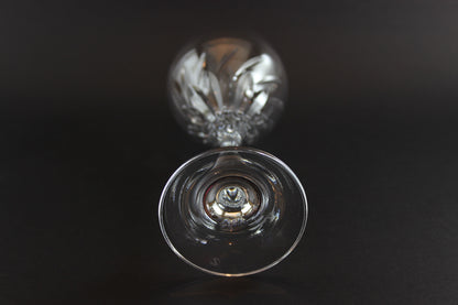 Schott-Zwiesel Crystal, Carousel Pattern, Burgundy Glasses