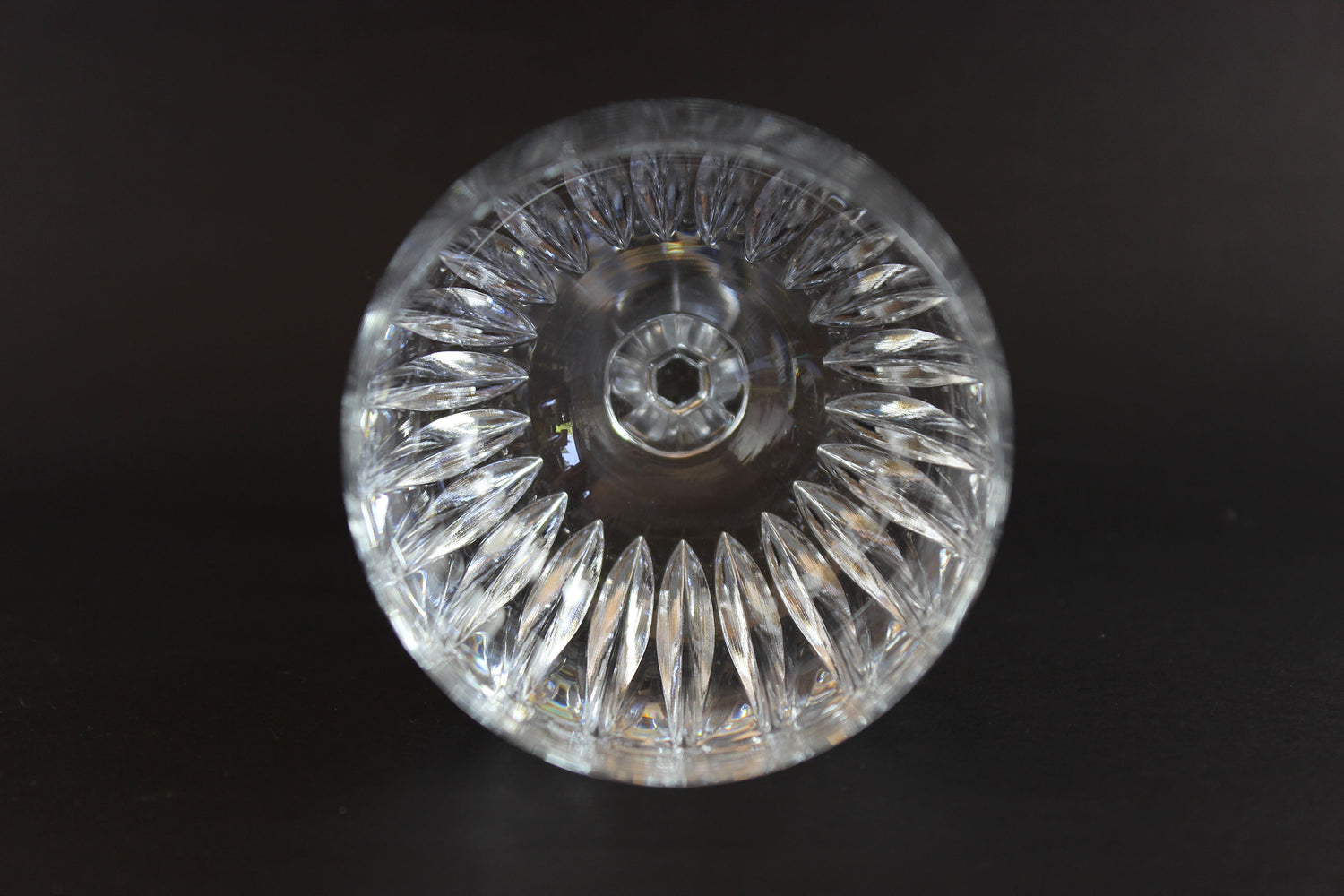 Schott-Zwiesel crystal wine glasses on a dark background
