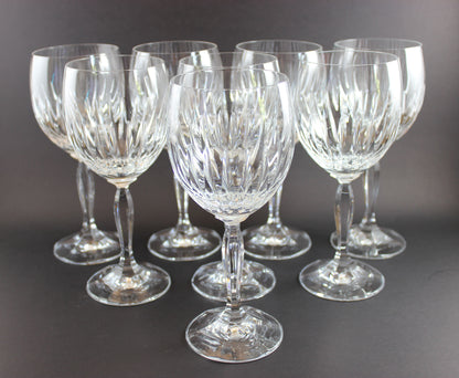 Schott-Zwiesel crystal wine glasses on a dark background