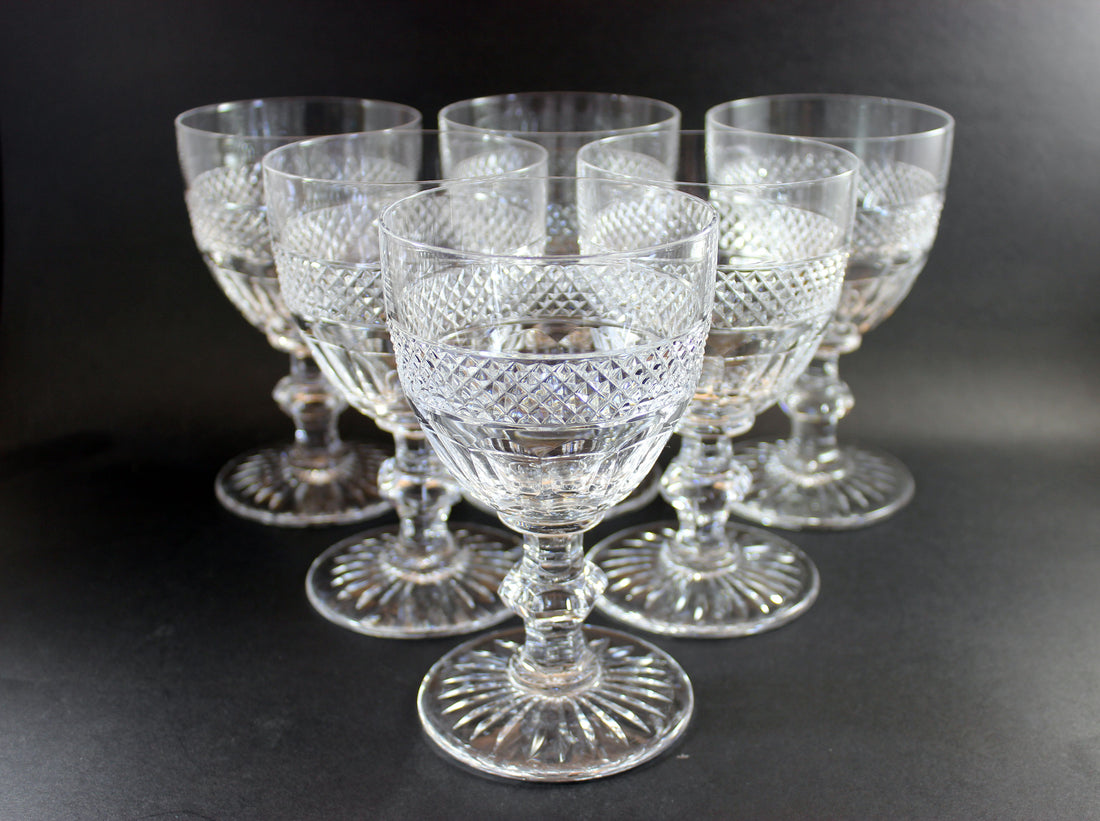 St. Louis Crystal, Trianon Pattern, Water Goblet