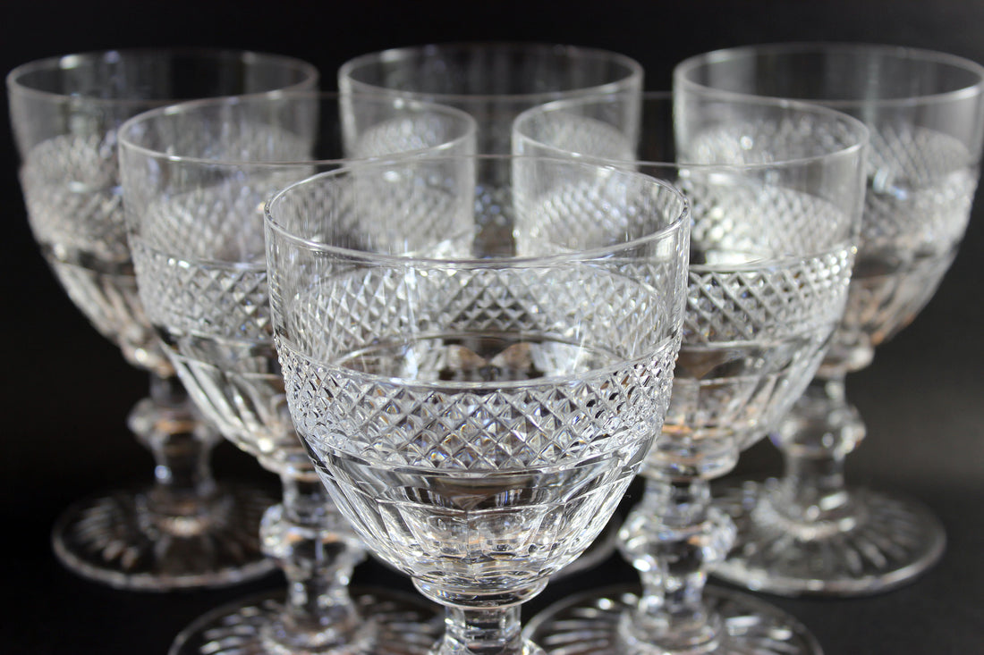 St. Louis Crystal, Trianon Pattern, Water Goblet