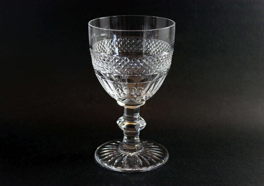 St. Louis Crystal, Trianon Pattern, Water Goblet
