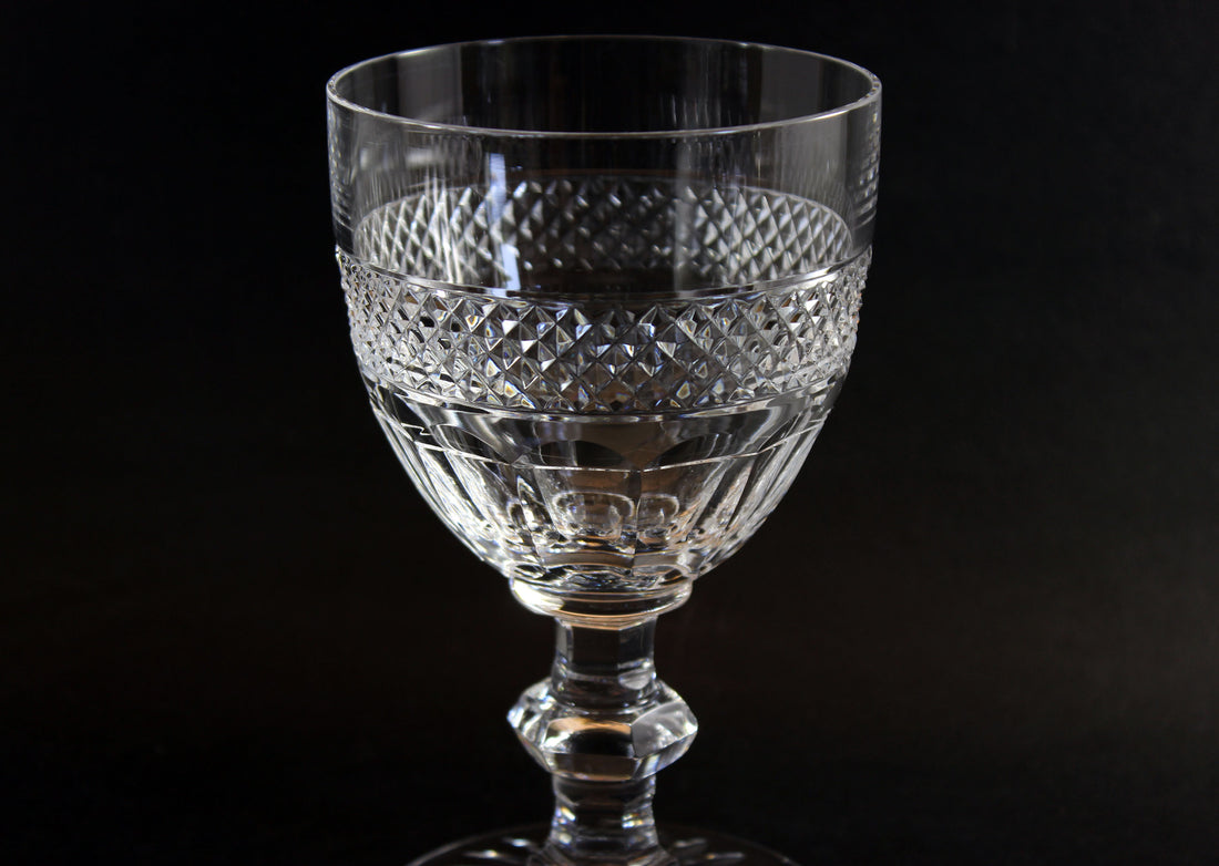 St. Louis Crystal, Trianon Pattern, Water Goblet