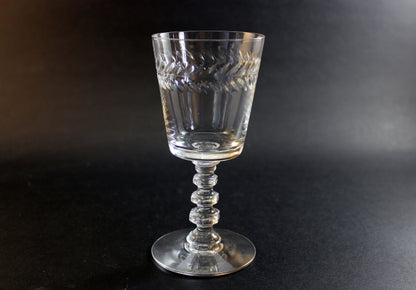 Tiffin-Franciscan Claret Glass, Woodstock Pattern