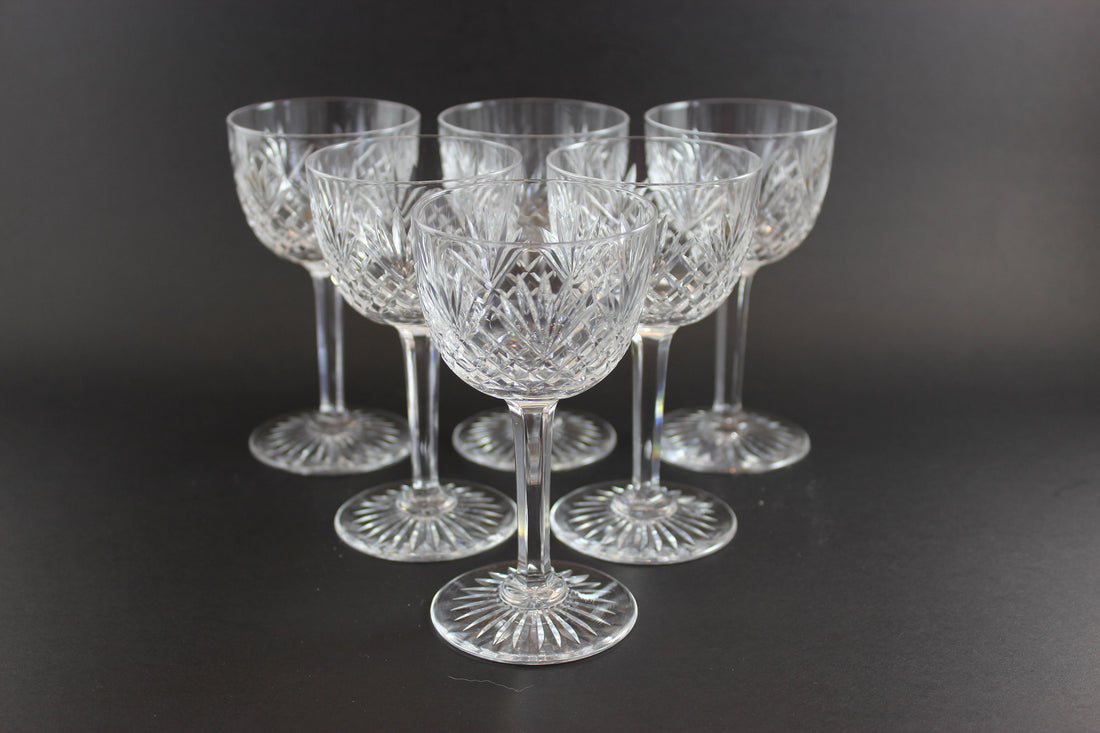 Tudor Crystal, Galaxy Pattern, Port Glasses