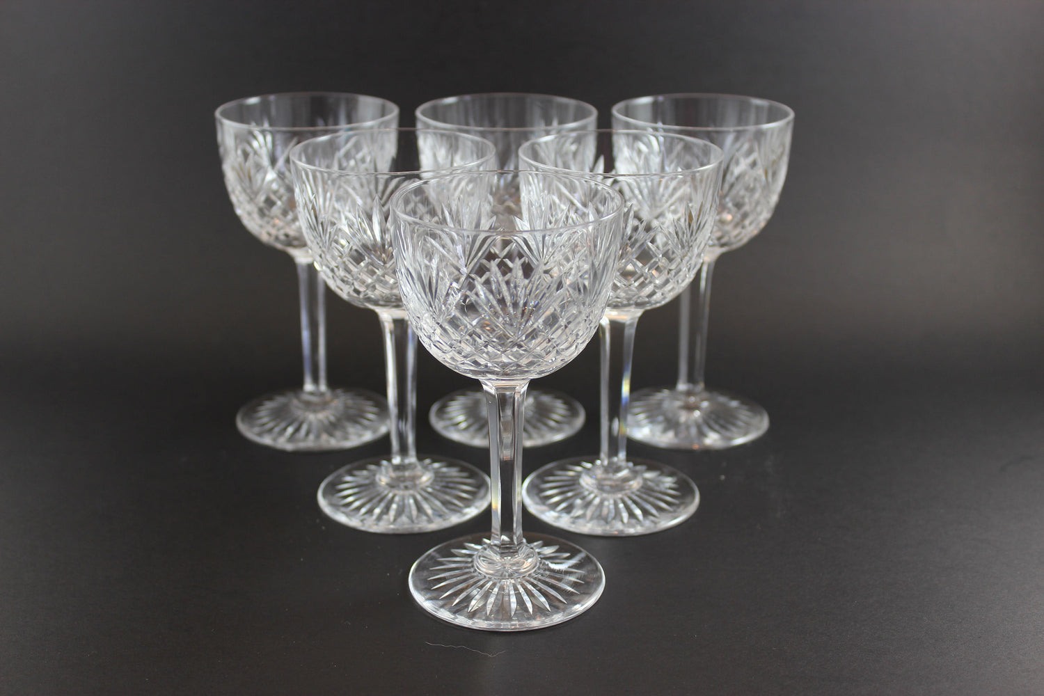 Tudor Crystal, Galaxy Pattern, Port Glasses
